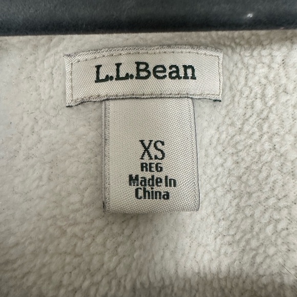 LLBean Fleece Lined Flannel Shirt Shacket - Picture 3 of 3